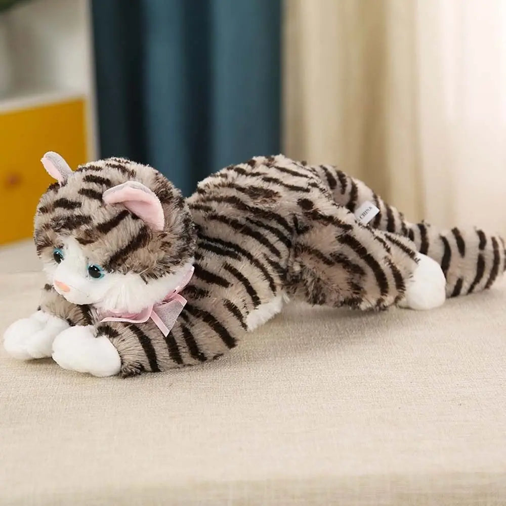 30/40cm Meowing Cat Plush Toy Kitten Cuddle Pillow Stuffed Soft Animals Plush Doll Baby Soothing Toy Kids Girls Birthday Gift