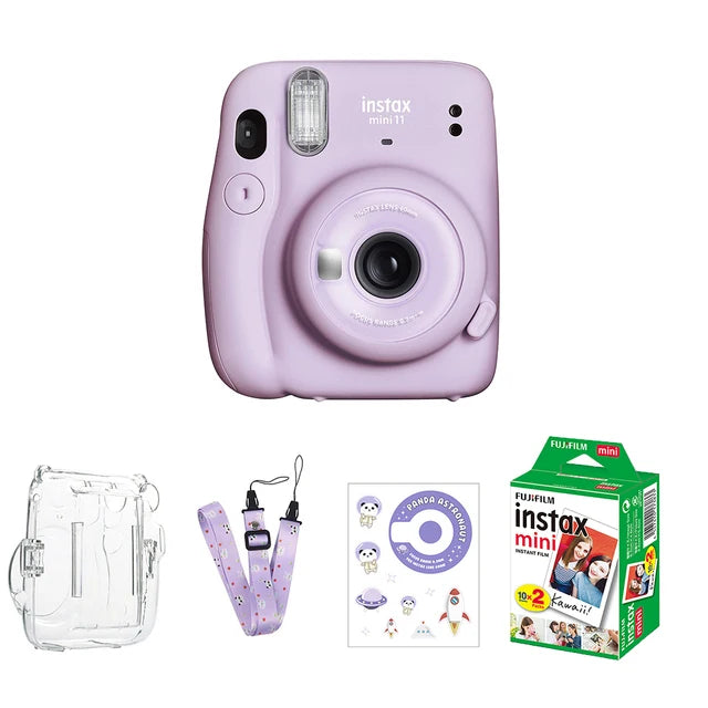 Fujifilm Instax Mini 12 Instant Camera Optional 20/40 Sheets Instax Mini Film + Album + Bag Pink / Blue / Mint / White / Purple