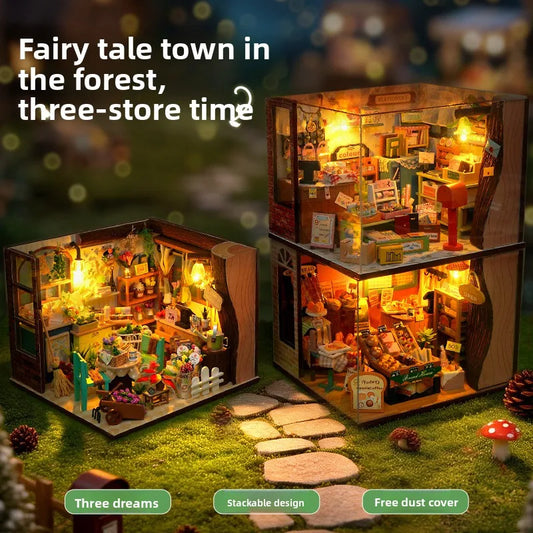 DIY small house series handmade creative model assembly toy creative decoration