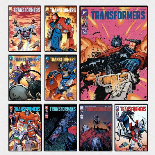 Vintage Classic T-Transformers Comic Inspired Auto Robots Posters Fancy Wall Sticker for Living Room Bar Decoration Wall Decor