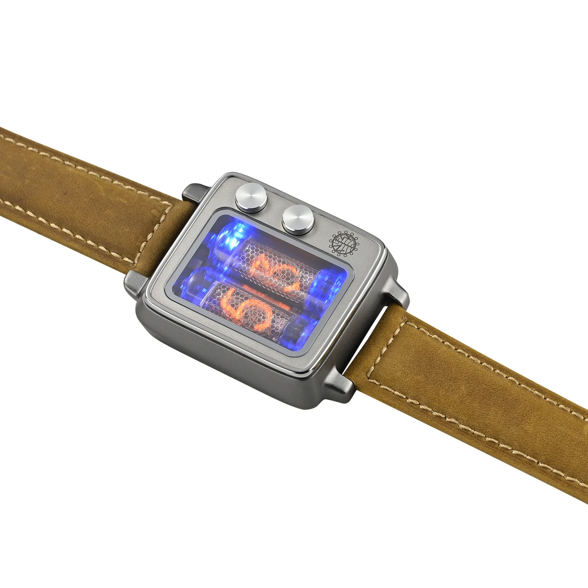 NEW NEONWORKS BACKTOFUTURE 2 Nixie Tube Digital Watch: Sapphire Glass, 9-Color Backlight, USB-C Wireless Charging