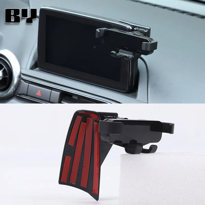 For Mazda MX5 MX-5 ND 2016-2024 ABS central control air outlet right mobile phone holder GPS navigation holder car accessories