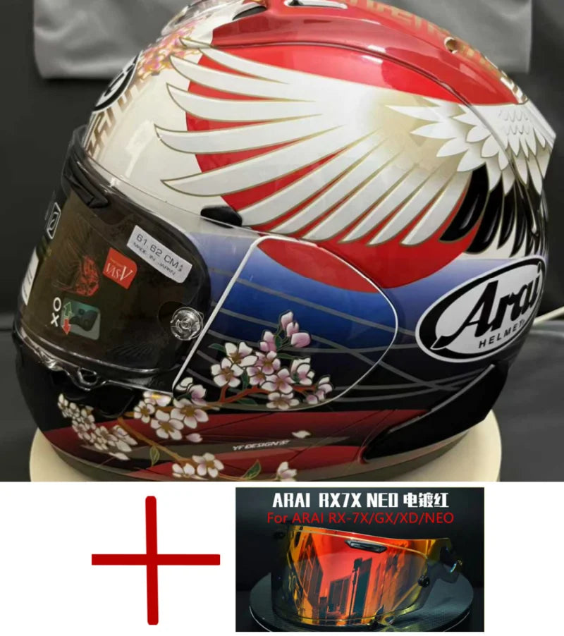 RX-7X RX7X Full Face Motorcycle Helmet, For Road Motorcycles And Racing Karts Protection Helmet Tsubasa,Capacete