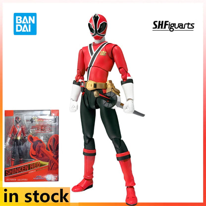 Bandai Original S.H.Figuarts Finished Movable Doll Series Attendant Team Anime Action Figure Model Toys Ornaments Gifts for Boys