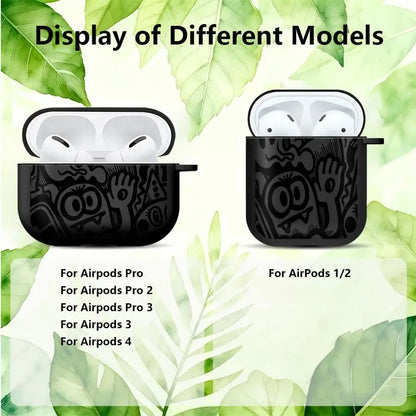 Case For Airpods 3 Pro3 4 Pro2 2 Pro 1 Earphone Cases Cover Super Cool Black Graffiti