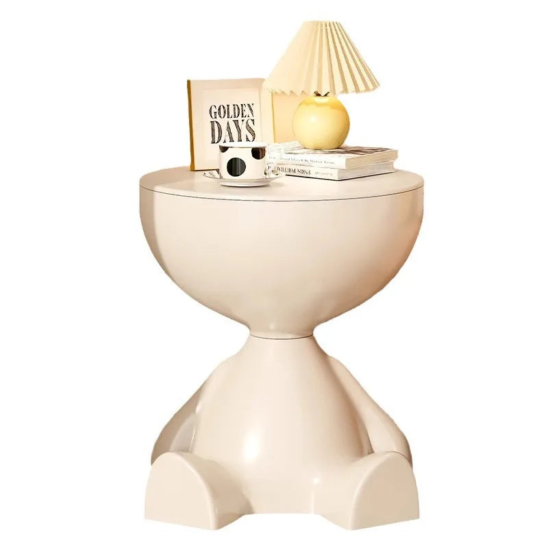 small coffee table home use in living room,-style sofa side table, movable bedroom nightstand, small roun