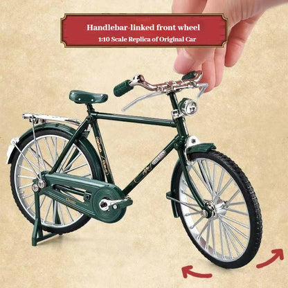 Simulation Retro 28 metal die-cast bicycle model 1:18 Mini Alloy Bicycle Model Creative DIY home Decoration crafts Adult Fun Toy
