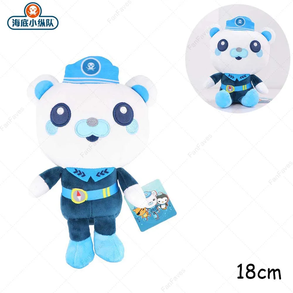 Octonauts Officially Plush Toys Captain Barnacles Professor Inkling Dashi Kwazii Peso Shellington Stuffed Doll Birthday Gift