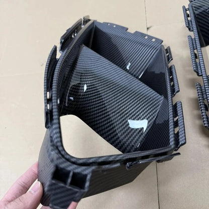 For BMW M3 M4 G80 G82 G83 2020-2024 Front Bumper Side Air Vent Trim Fog Light Intake Cover Grille Hood Frame Body Kit Upgrade
