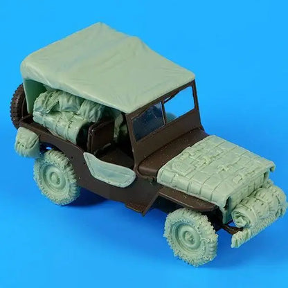 1/35 Die-casting Resin Model Assembly Kit, GK， Willis Car Debris Modification, Unpainted Model Assembly Kit
