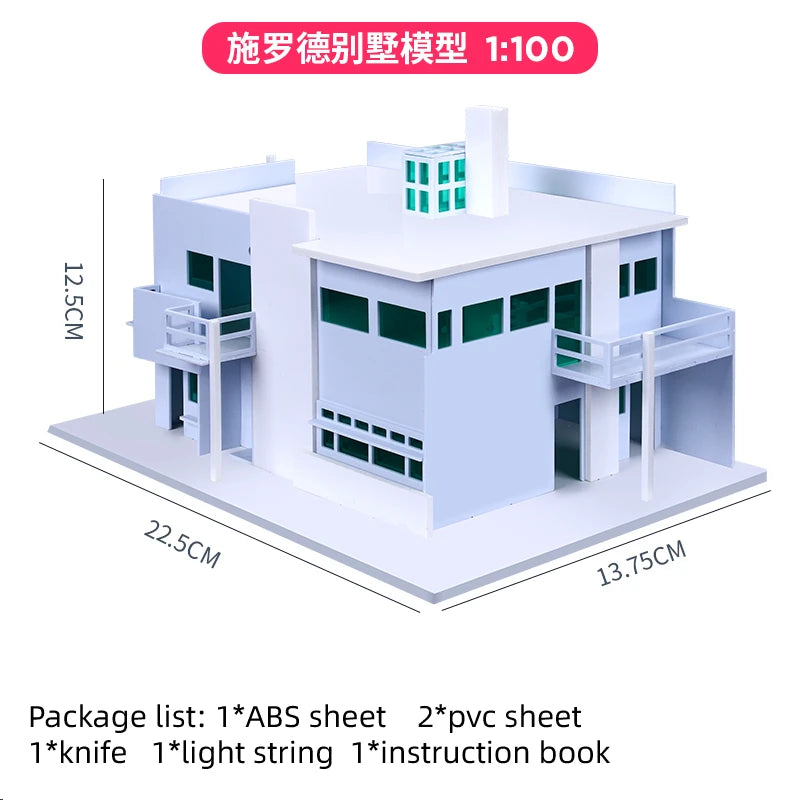 1:100 Scale Architecture Model Kit Famous Architecture Replicas DIY Building Construction Toy Educational Craft Set Hobby Crafts