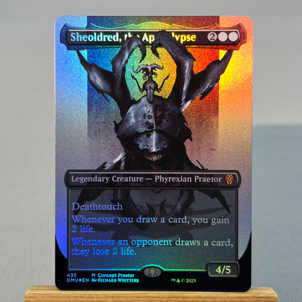 DMU 2XM MH2 BIG WOT LCI FOIL9/001 Tcg Proxy Cards Urza's Saga Rhystic Study Sheoldred, The Apocalypse