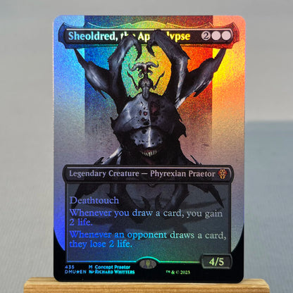 DMU 2XM MH2 BIG WOT LCI FOIL9/001 Tcg Proxy Cards Urza's Saga Rhystic Study Sheoldred, The Apocalypse