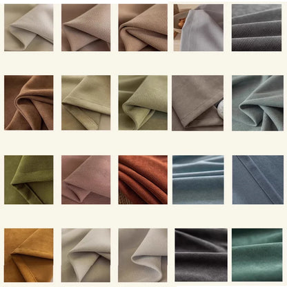 American Vintage Olive Green Chenille Blackout Curtains High-end Herringbone Thickened Custom Curtains for Living Dining Bedroom
