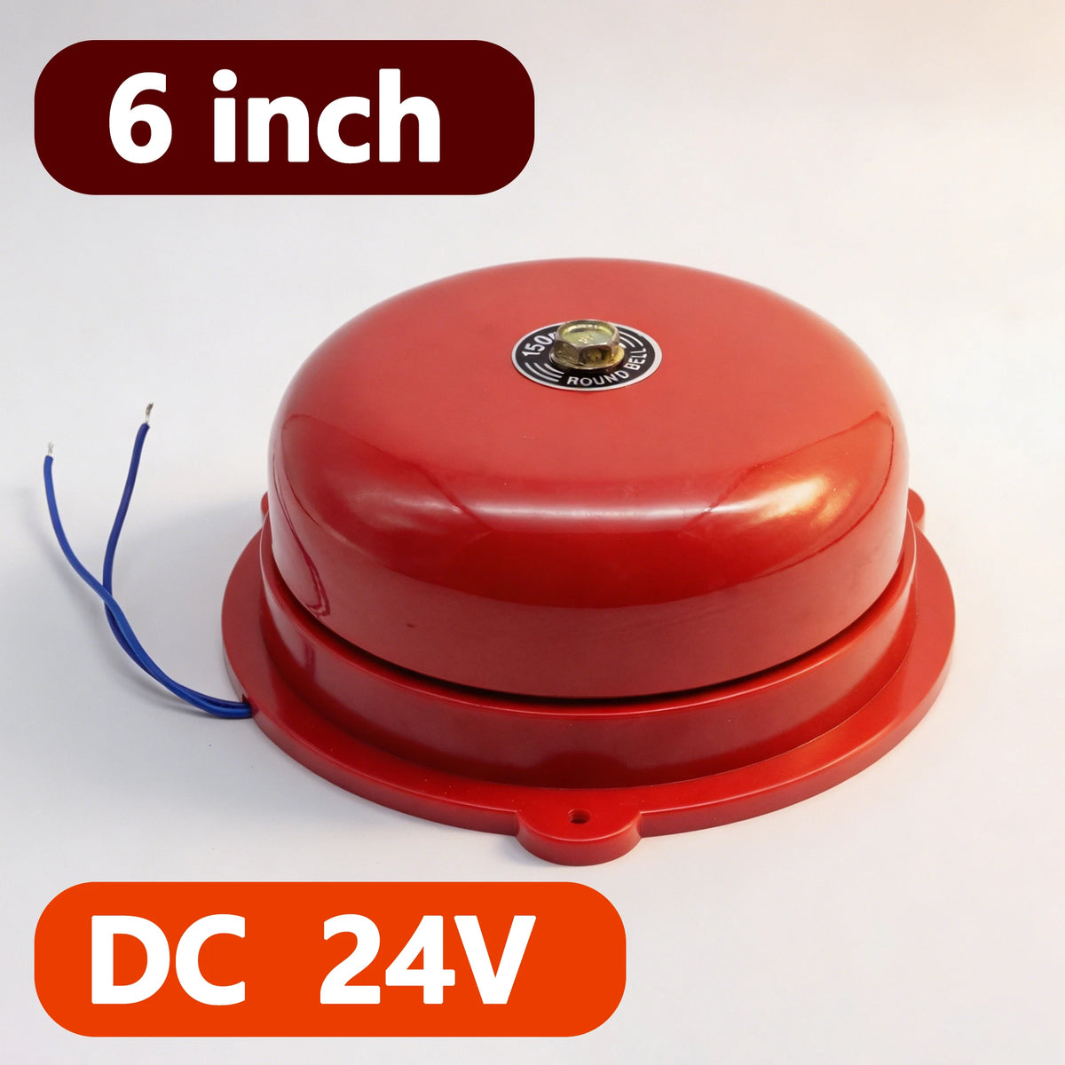 2/3/4/6 Inch Internal Strike Electric Bell AC110/220V DC12/24V High Decibel Loud Sound Alarm Doorbell School Factory Household