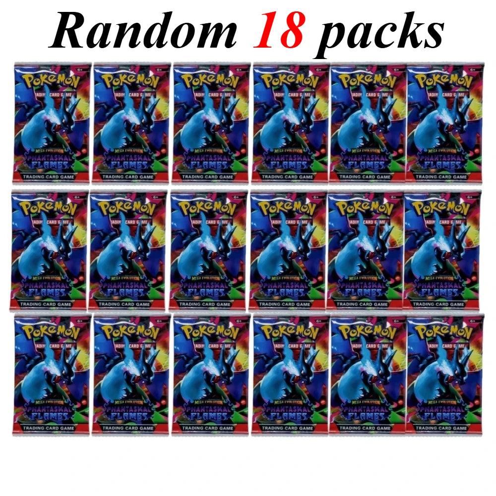USA English Pokémon Card MEGA EVOLUTION Ascended Heroes Phantasmal Flames English Booster Battle Card Trading Game Card Gift Toy