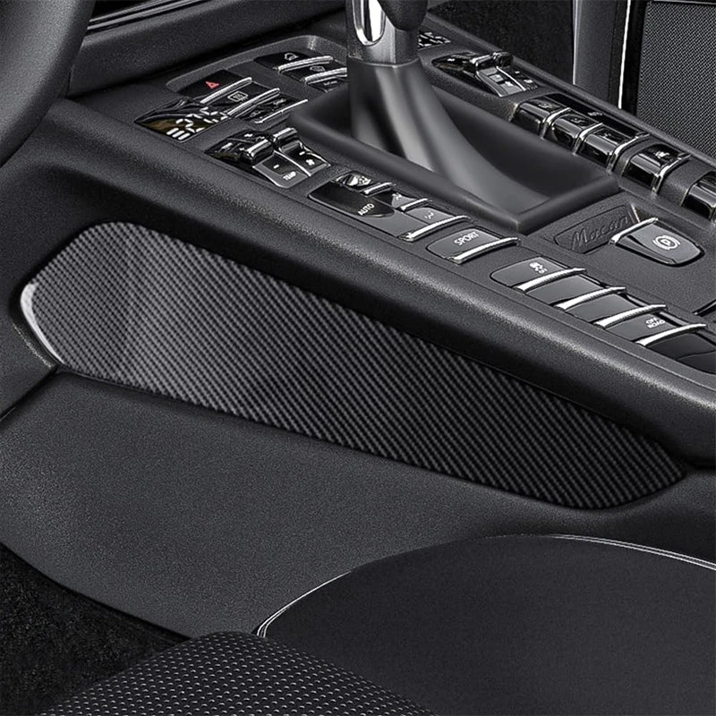 For Porsche Macan 2014-2025 Stainless Steel Car Center Console Side Speaker Horn Trumpet Net Panel Trim Sticker Accessories