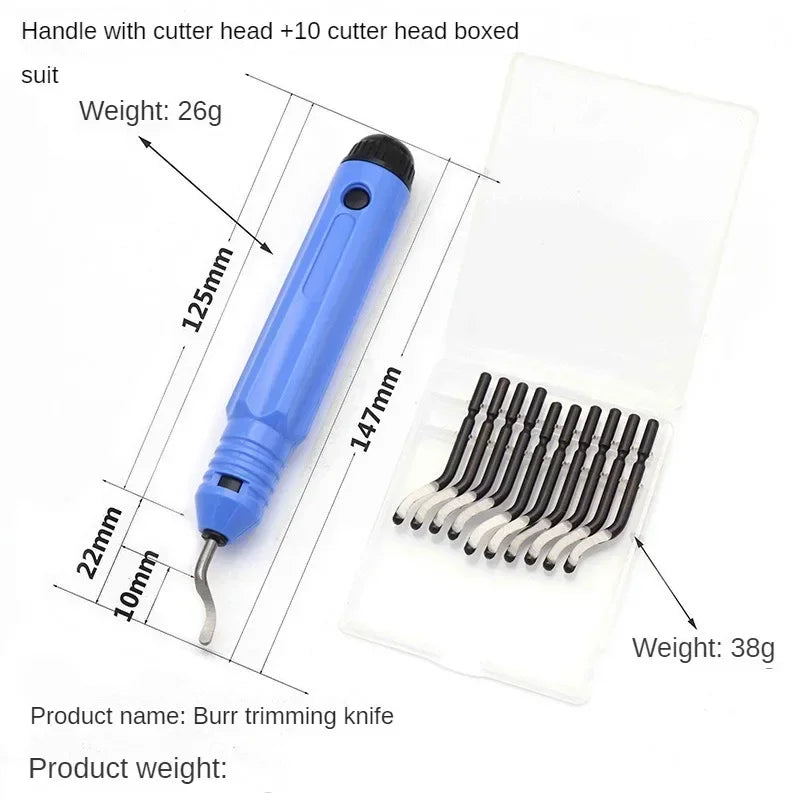 Manual Edge Trimmer Tool for Woodworking and Resin Projects Wood Chamfering Scraper Perfect  DIY Epoxy Adhesive Finish Trimming