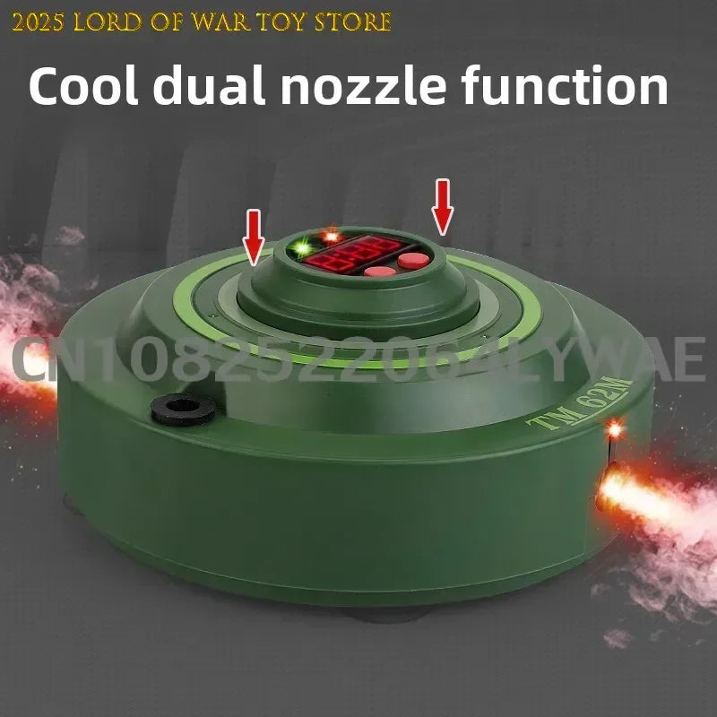 Tactical ExplosiveT4 62M  Pack Toy Airsoft Children's Smoke Grenade Toy with Light Sound Effects CS Cosplay Game Boys Best Gift