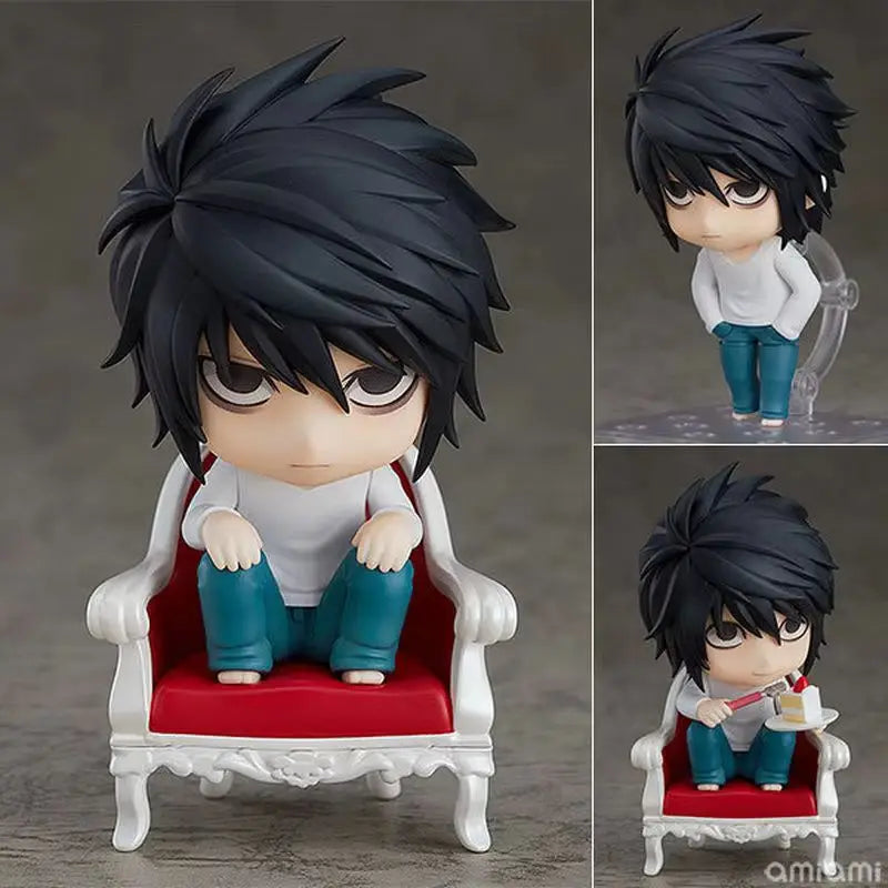 1160/1200 Death Note L Yagami Light Movable PVC Nendoroid Anime Action Figures Collectible Model Desktop Ornament Fans Gifts