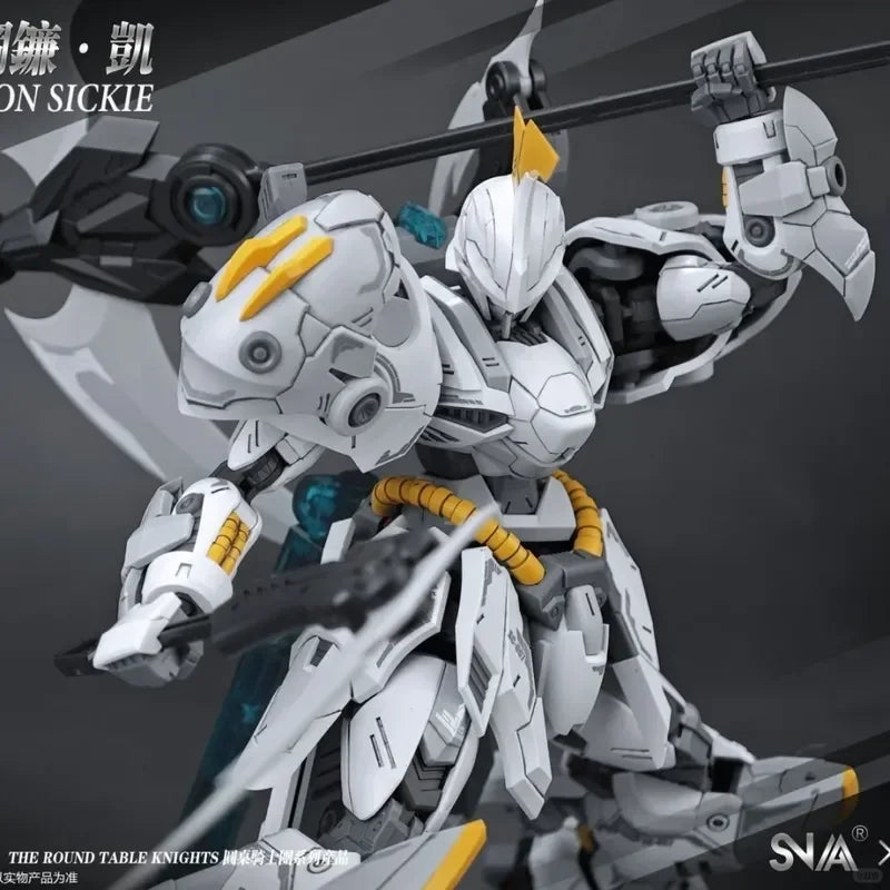 SNAA The Round Table Knights Iron Sickie Kai Shield Knight Articulated Assembled Model In Stock Ornament For Adult Collectors