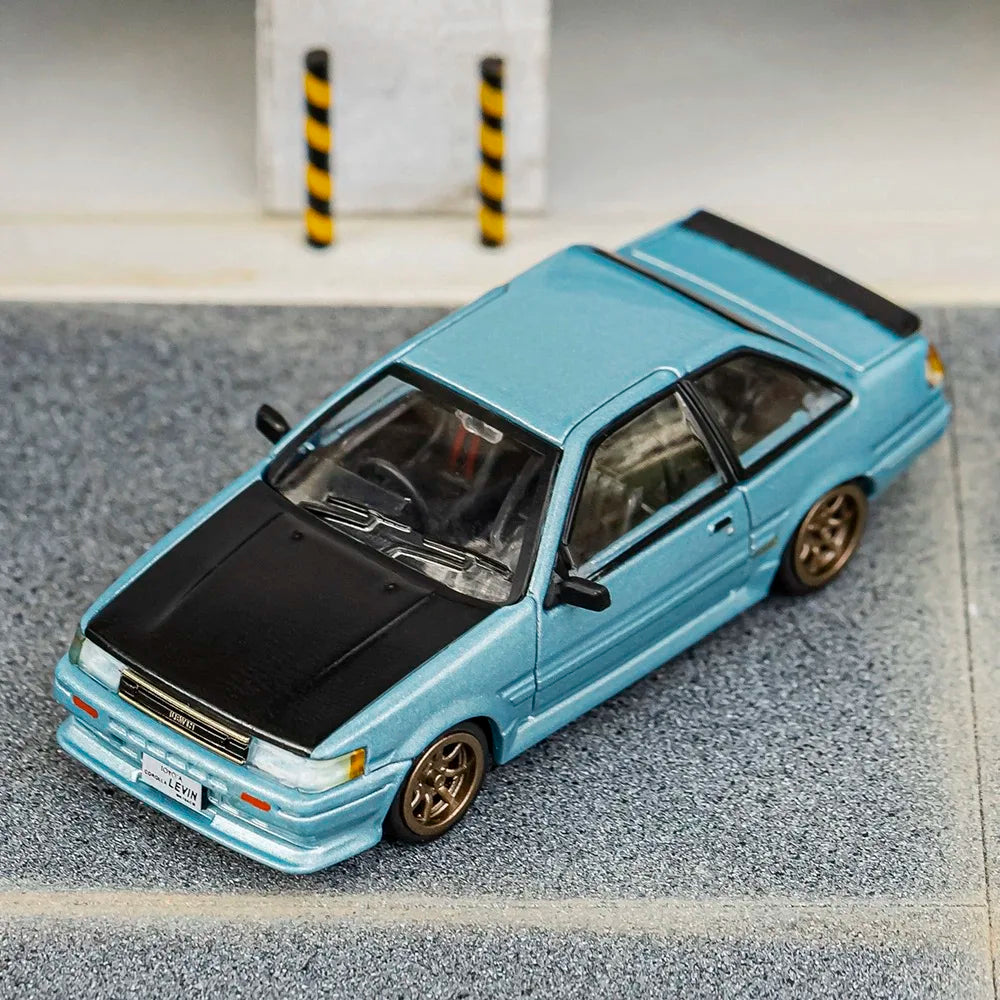 DCT 1/64 AE86 Model Car Classical Vehicle Diecast Toy Collection Car Station Vehicle with Display Box for Adults