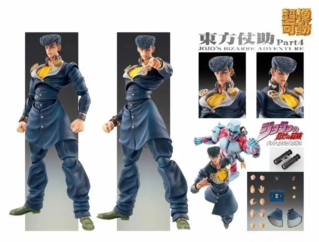22 TYPES Anime jojo bizarre adventure Kujo Jotaro Dio Brando Diavolo Bruno Bucciarati Leone Abbacchio Jolyne Cujoh Action Figure
