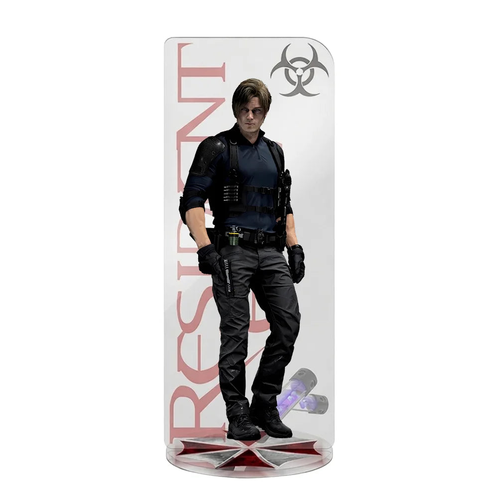 New Resident Evil Requiem Leon Scott Kennedy Grace Ashcroft 15CM Acrylic Stand keychain Figure Desk Decor Collect gifts
