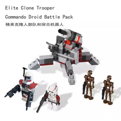 Limited Edition Star Wars Elite Clone Troop and Assault Robot 9488 with Mannequin Boy Assembled Model