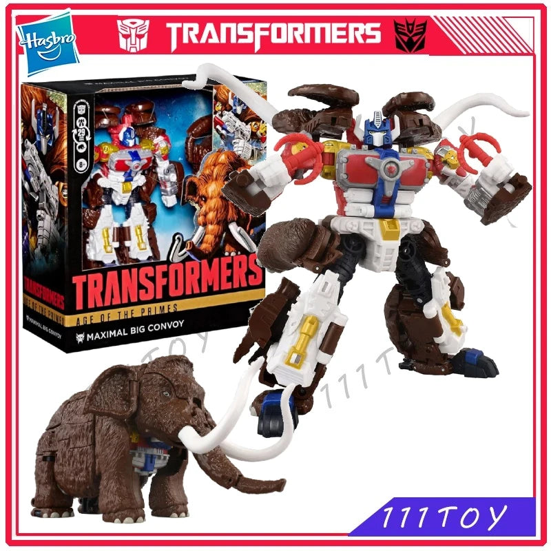 In Stock Hasbro Transformers Classic Toys Age Of The Primes Maximal Big Convoy Action Figure Robot Toy Collectibles Gift Hobbies