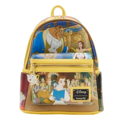 15 Styles Loungefly Disney Princess Series Manga Style Animated Collage Collection Mini Backpack