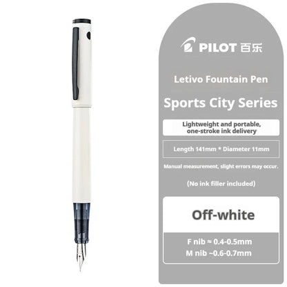 Japan PILOT Fountain Pen M/F Alloy Nib Ergonomic Grip F/M Nib Calligraphy Pens Luxury Daily Writing Drawing Signature Stationery