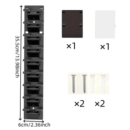 Hat Organizer for Baseball Caps 2Pack, Hat Rack for Wall with Strong Adhesive Hold up to 20 Hats, Hat Hanger Holder Display