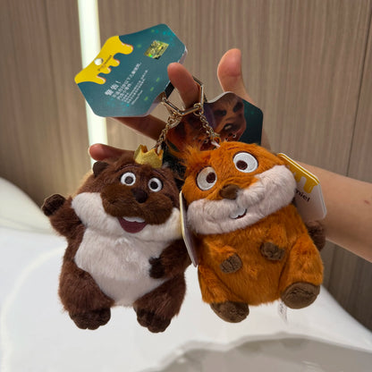 100% Genuine Disney 12cm Pixar Hoppers Mabel George King 25CM Plush Toy Hot Cartoon Surrounding Children's Gifts Stuffed Doll