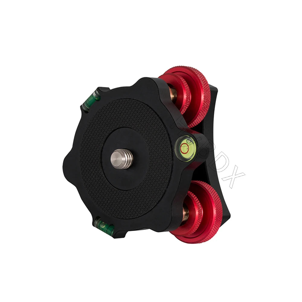 Tripod Speedy Leveling Base Leveler Adjusting Base Panning Level Plate With Bubble Level For   DSLR Camera
