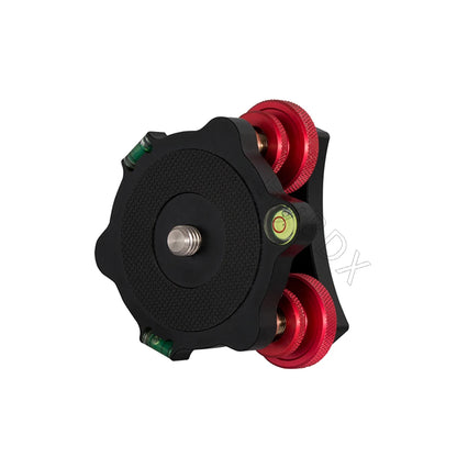 Tripod Speedy Leveling Base Leveler Adjusting Base Panning Level Plate With Bubble Level For   DSLR Camera