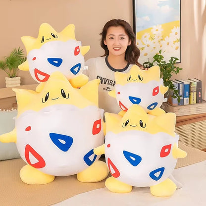 25/40/50/60cm Poke Togepi Plush Toy Cute Soft Stuffed Animal Cartoon Character Doll Bedroom Bed Pillow Soft Cushion Girl Gift