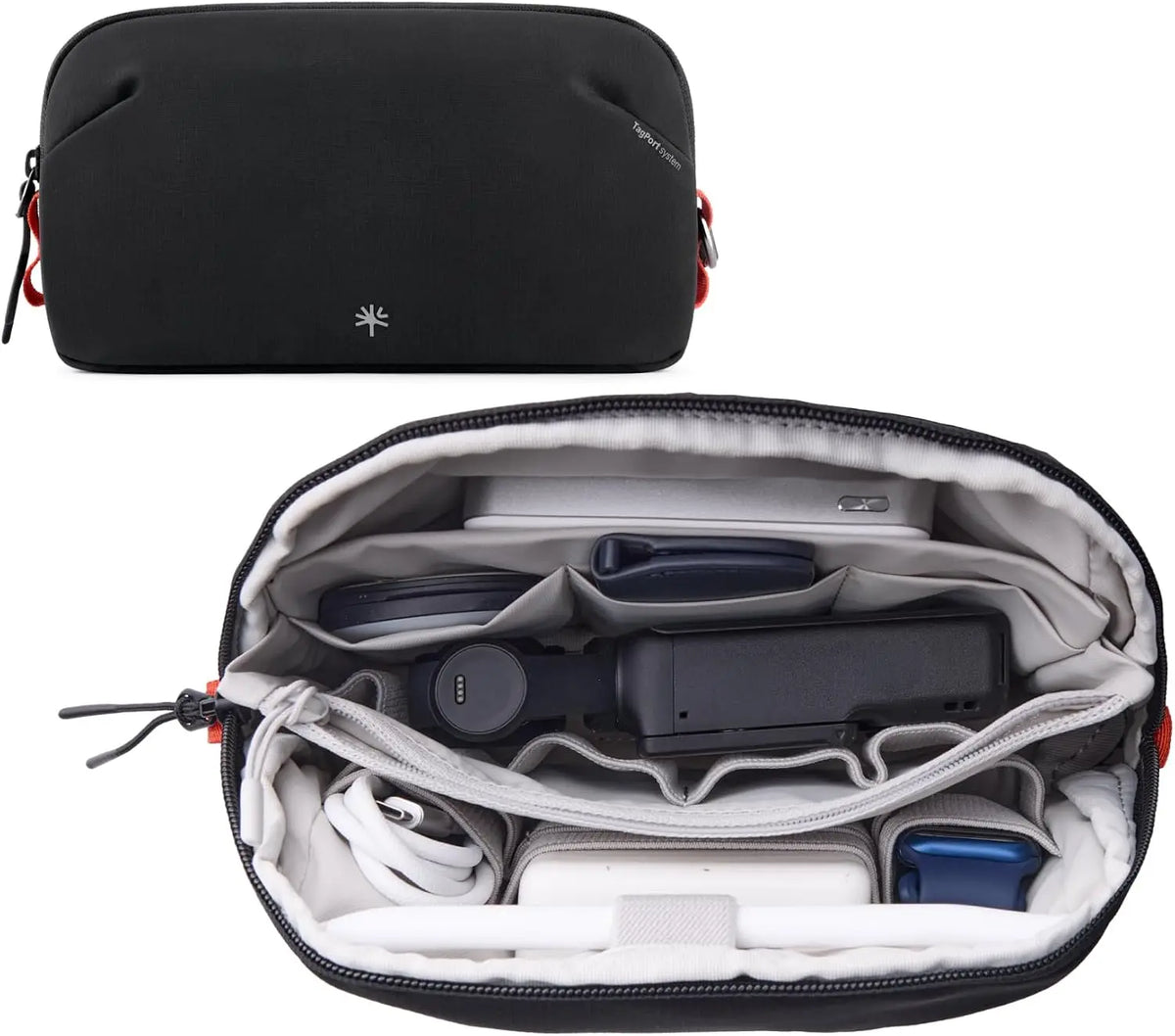 PGYTECH Tech Pouch Organizer Bag Waterproof Small Electronics Tech Organizer Pouch For Cables, Phone Batteries