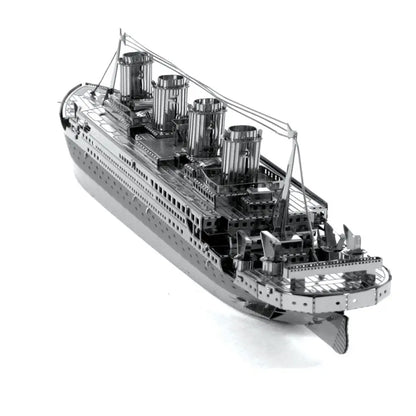 3D Metal Puzzle Ship Model Kits DIY Laser Cut Puzzles Jigsaw Toy For Children