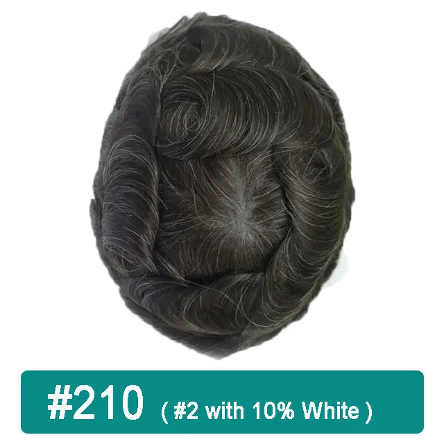 iLace Silk Base Men Toupee Swiss Lace Front 100% Human Hair Natural Hairline Male Capillary Prosthesis Wig Men Hair System