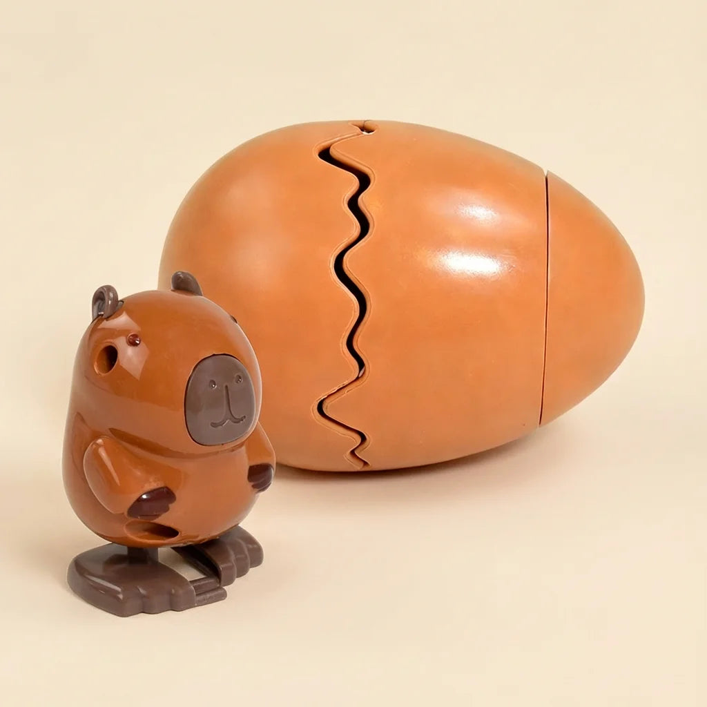 Cute little animal bouncing egg toy, funny wind-up jumping chick toy, wind-up control, cute design, suitable for children, stres