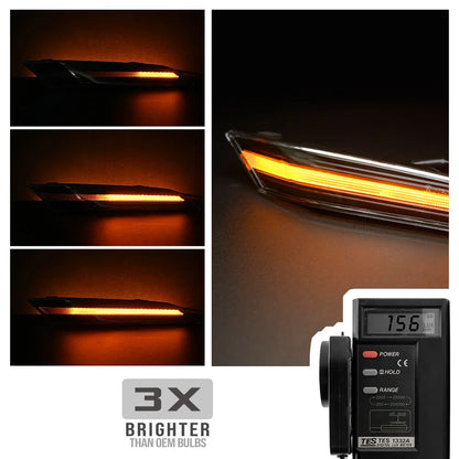 For Porsche 911 992 Carrera 4 S 4S Targa Turbo GT3 2019-2025 Sequential LED Corner Turn Signal Light Amber Sidemarker 992953041C