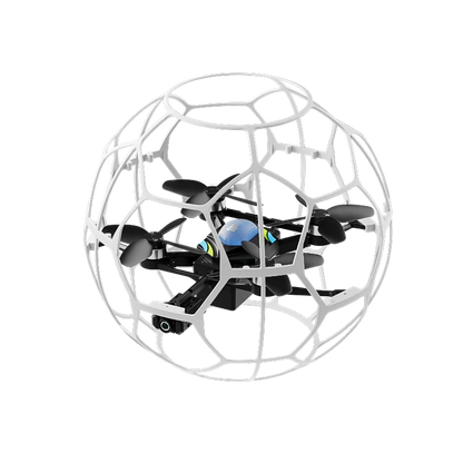 V51 Drone for Soccer Competition 3D Full Protection Brushless RC Quadcopter with HD FPV Camera RC Flying Ball Kids Gift Toys