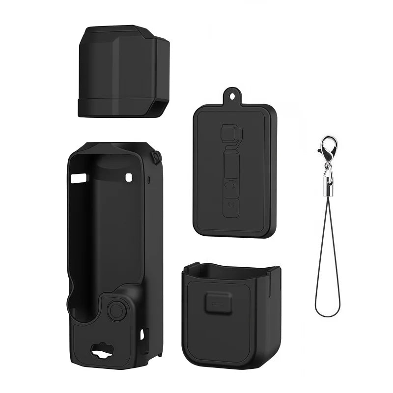 New DJI OSMO Pocket3 Silicone Case scratch-resistant lens protection cover suitable for DJI OSMO Pocket3 outer shell accessories