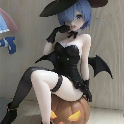 New Re:Zero -Starting Life In Another World Rem Phantom Night Magician Figure Gk Model Collection Doll Decora Halloween Gifts