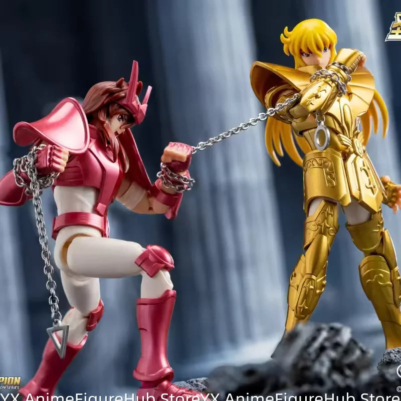 BLOKEES Saint Seiya Super Edition Building Block Man Andromeda Shun Aphrodite Shaka Movable Assembly Collectible Model Toy Gift