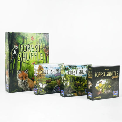 Classic Strategy Board Game:Forest Shuff Base Game、Expansion Board Game, Forest Art Style, Family Party Fun Adult Gift