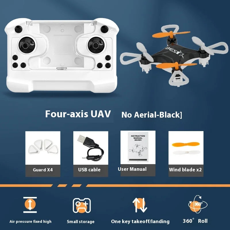 Hc702 Mini Folding Storage Aircraft Mini Drone Emote-Controlled Airplane Children'S Toy Mini Airplane Fixed Height Quadcopter