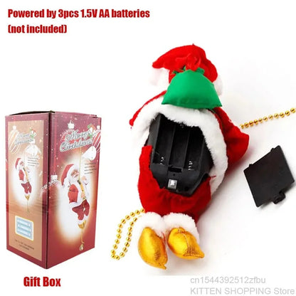 Popular Santa Claus Electric Climbing Rope, Christmas Decoration Gifts, Christmas Tree Home Decorations, Children's New Year Toy
