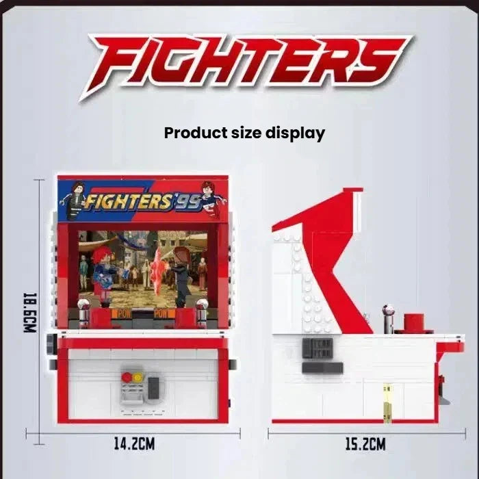 771Pcs King Of Fighters Creative Arcade Building Blocks Model Mini Particle Educational Toy Gift Desktop Decoration For Kids